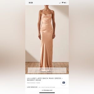 Shona Joy: Lace Back Maxi Dress